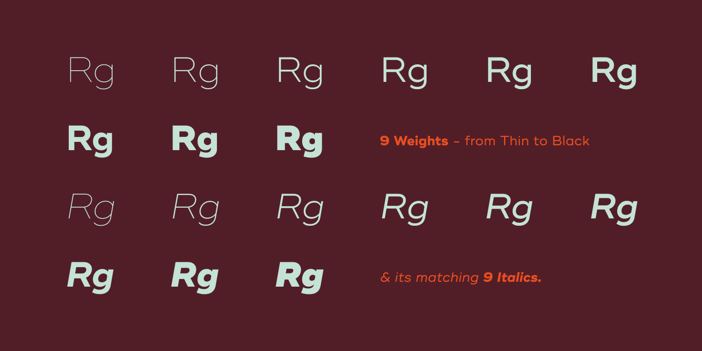 Ridley Grotesk Medium Italic Font preview